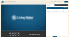 Desktop Screenshot of livingwateronline.tv